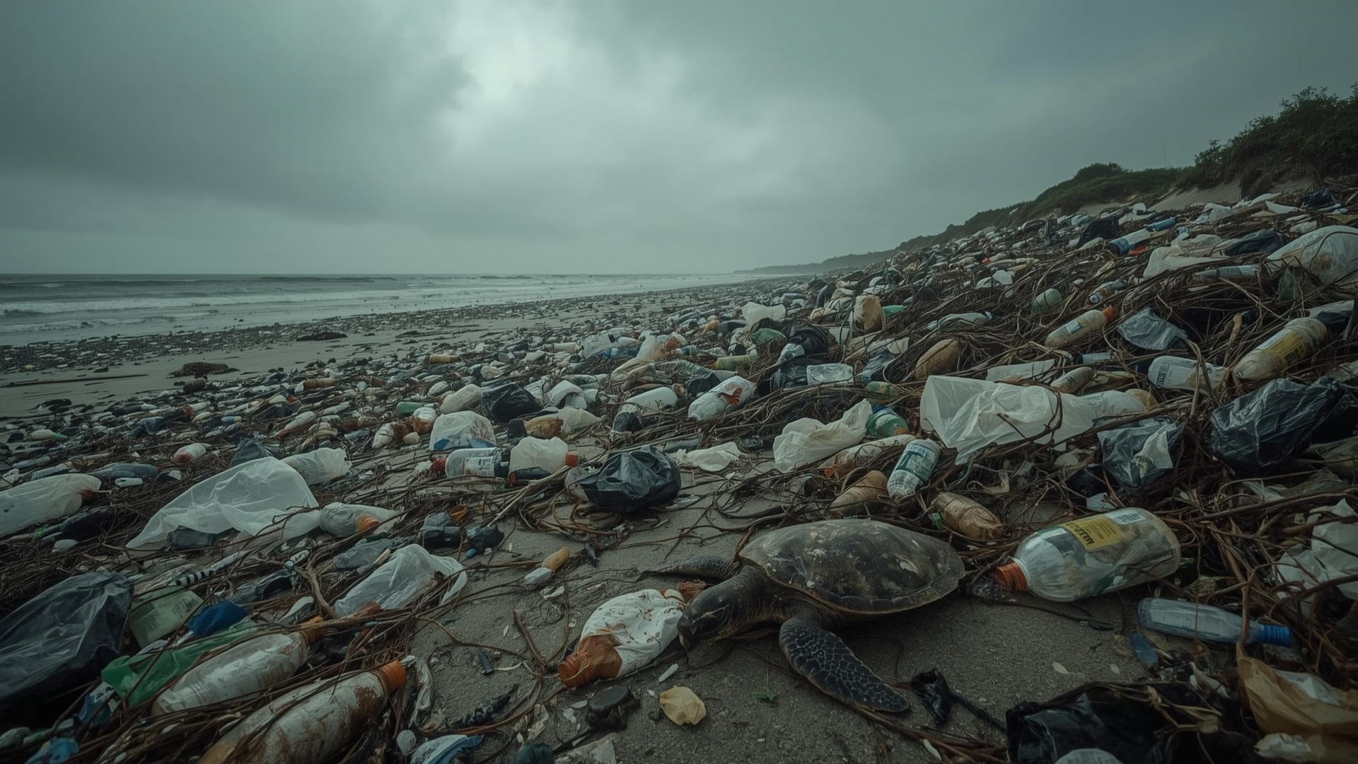 Podróżni z wypożyczonymi walizkami na tle czystego oceanu