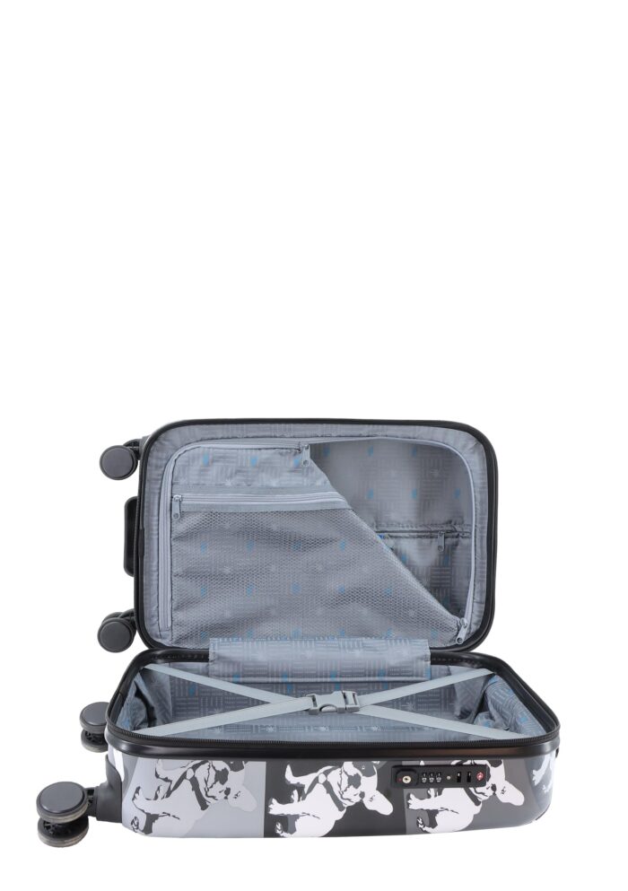 Mała walizka czarna (Saxoline - Bulldog)