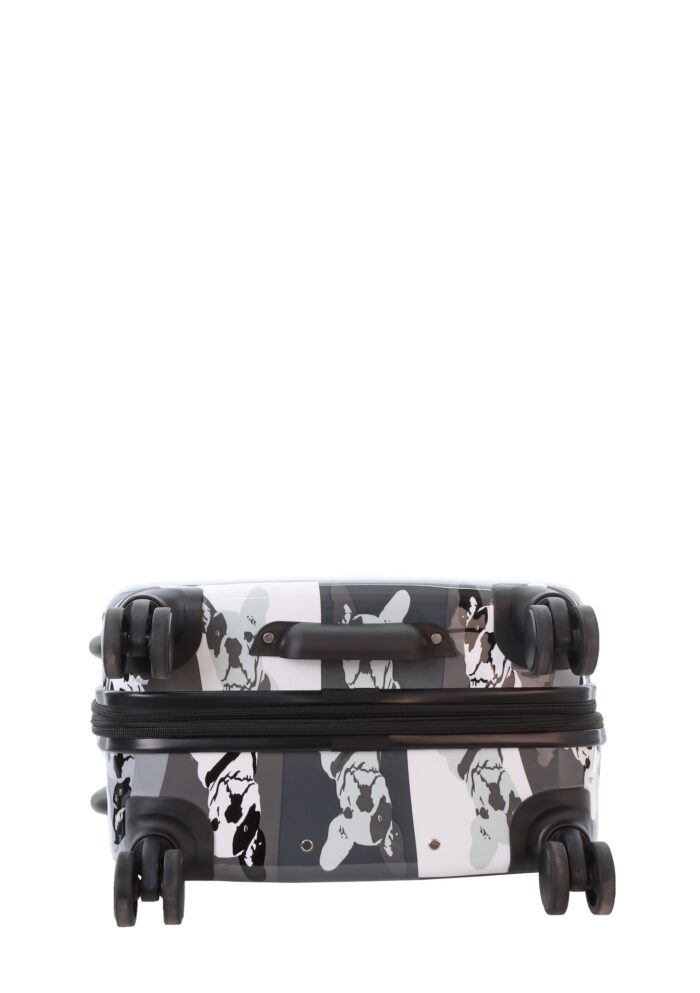 Średnia walizka czarna (Saxoline - Bulldog)