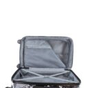 Średnia walizka czarna (Saxoline - Bulldog)