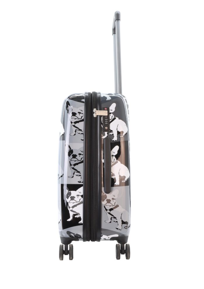 Średnia walizka czarna (Saxoline - Bulldog)