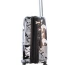 Średnia walizka czarna (Saxoline - Bulldog)