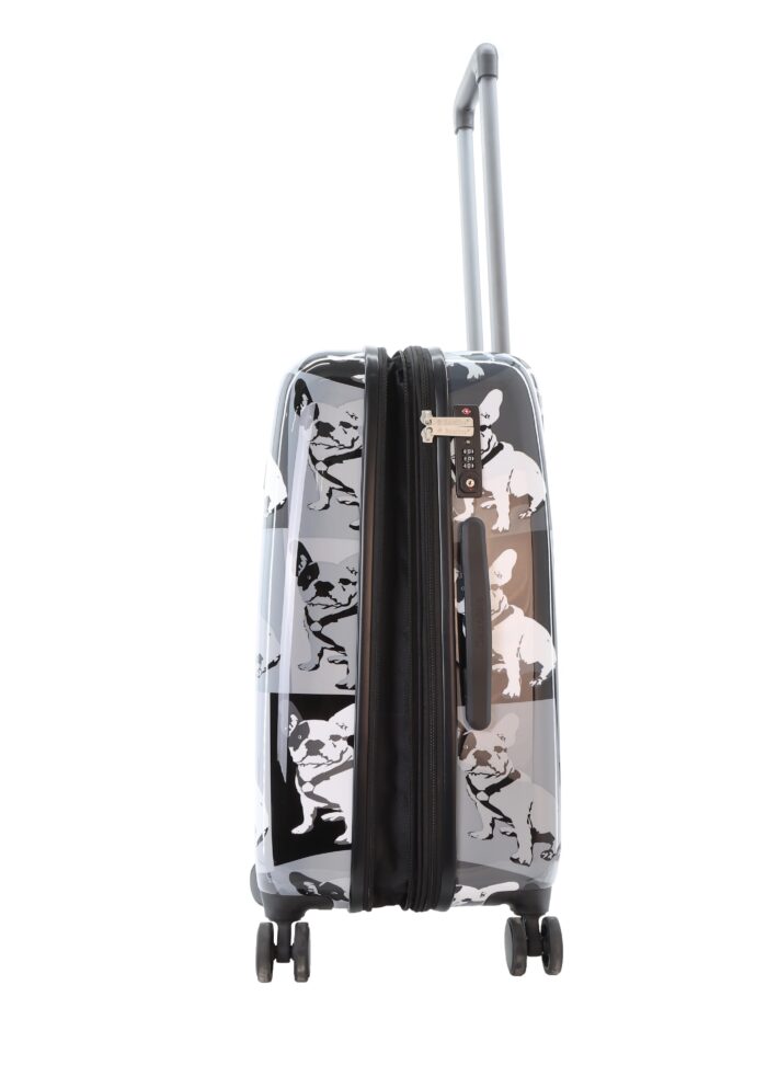 Średnia walizka czarna (Saxoline - Bulldog)