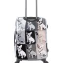 Średnia walizka czarna (Saxoline - Bulldog)