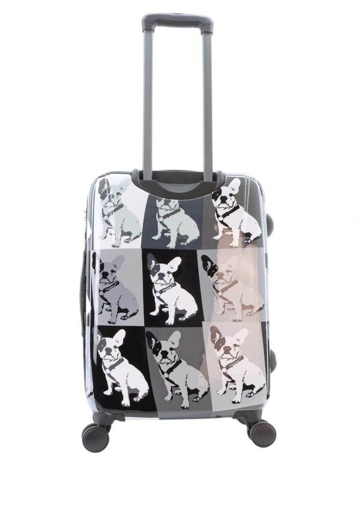 Średnia walizka czarna (Saxoline - Bulldog)