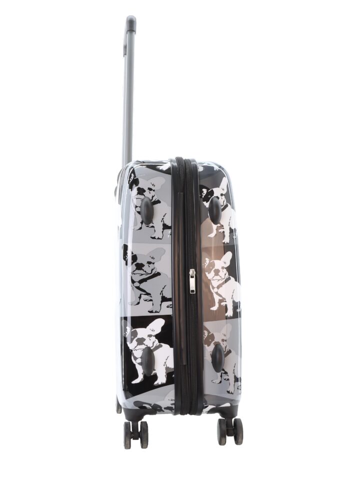 Średnia walizka czarna (Saxoline - Bulldog)