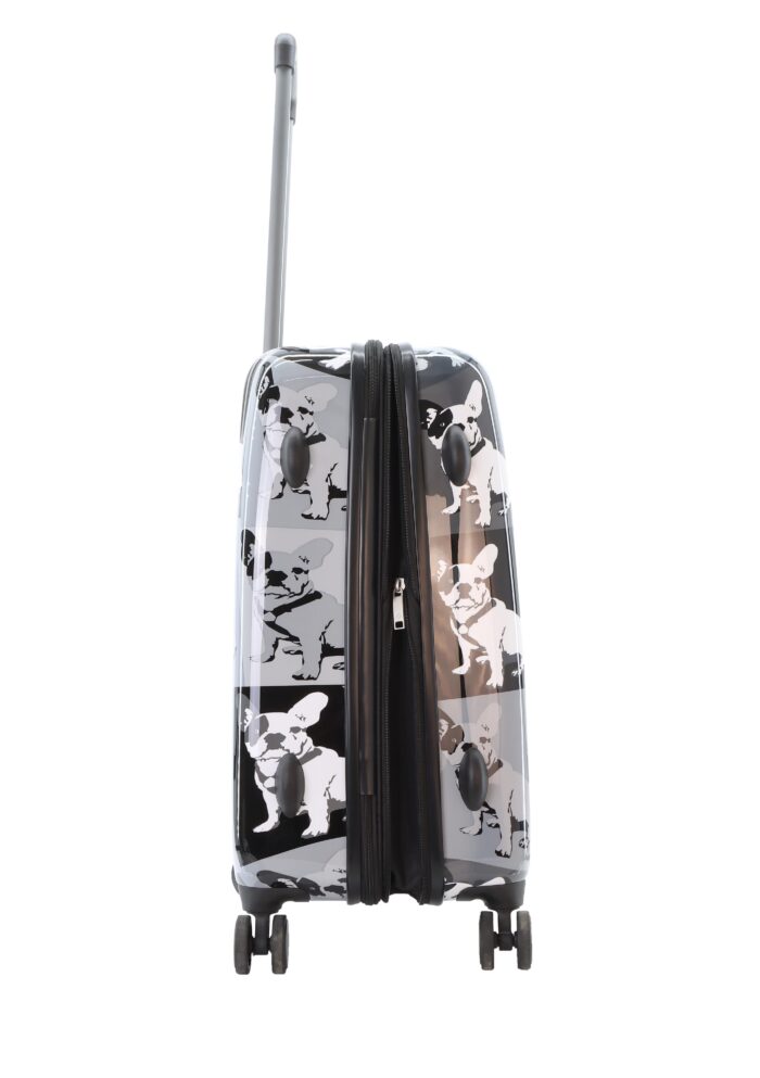 Średnia walizka czarna (Saxoline - Bulldog)