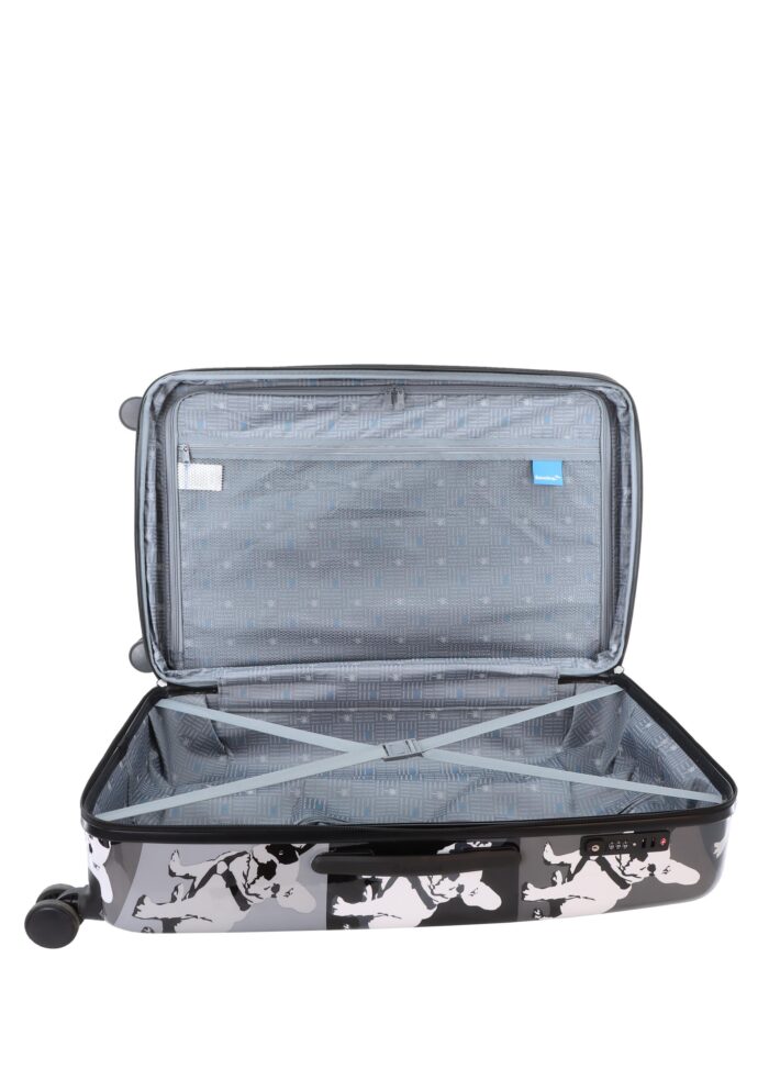 Duża walizka (Saxoline - Bulldog czarna)