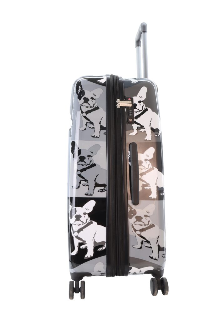 Duża walizka (Saxoline - Bulldog czarna)