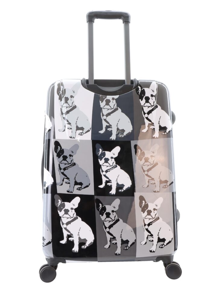 Duża walizka (Saxoline - Bulldog czarna)
