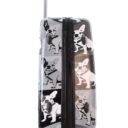 Duża walizka (Saxoline - Bulldog czarna)