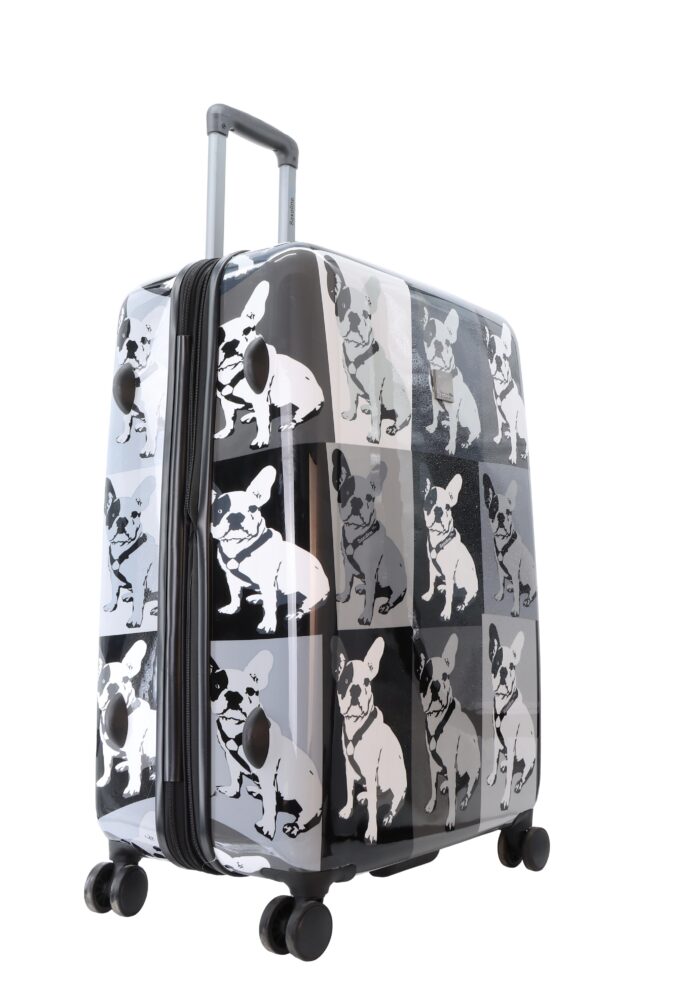 Duża walizka (Saxoline - Bulldog czarna)