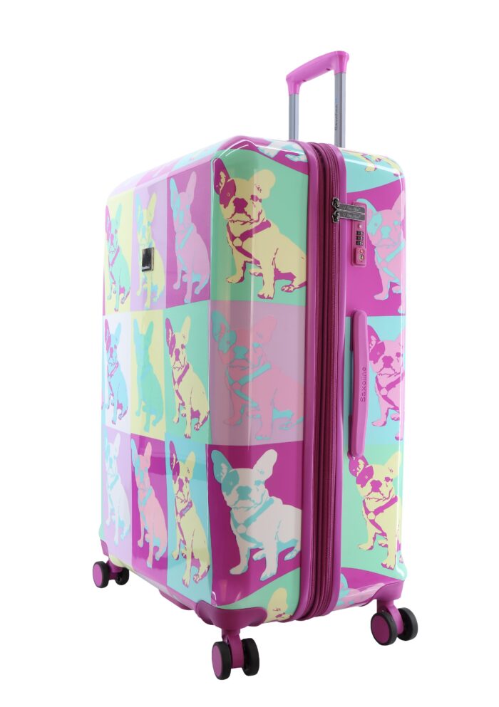 Duża walizka (Saxoline - Bulldog kolor)