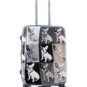 Średnia walizka czarna (Saxoline - Bulldog)