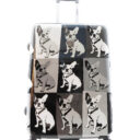 Duża walizka (Saxoline - Bulldog czarna)