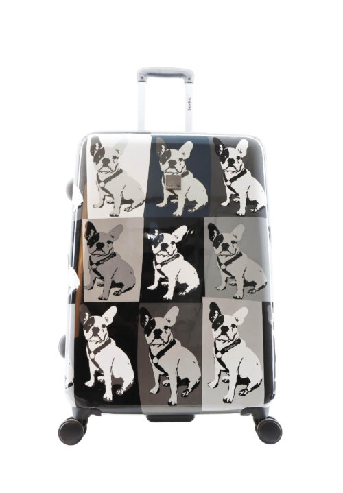 Duża walizka (Saxoline - Bulldog czarna)