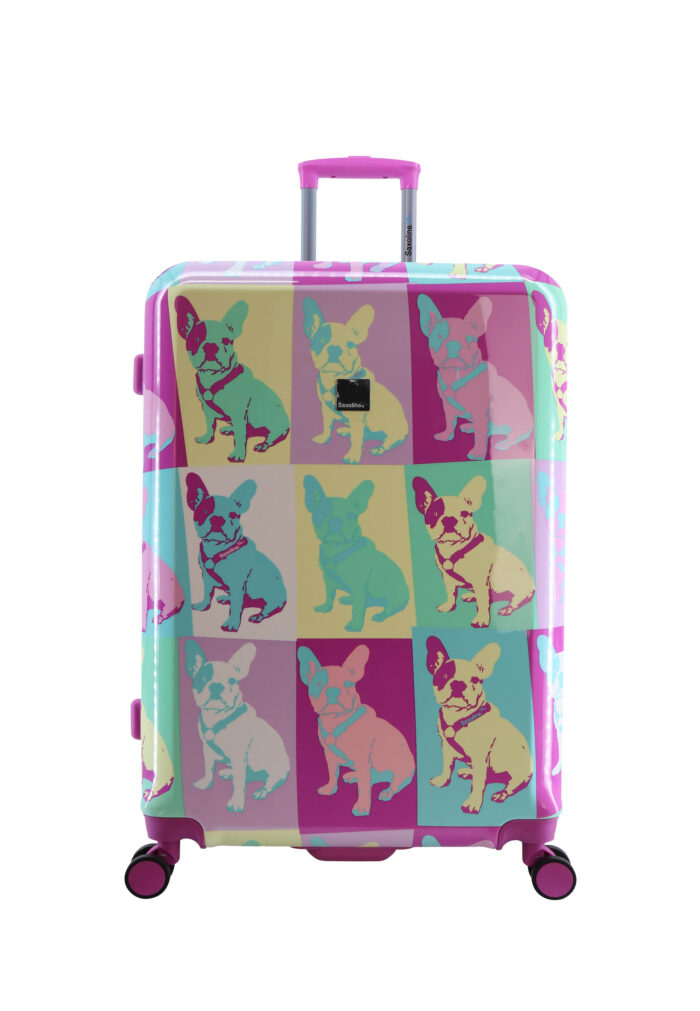 Duża walizka (Saxoline - Bulldog kolor)