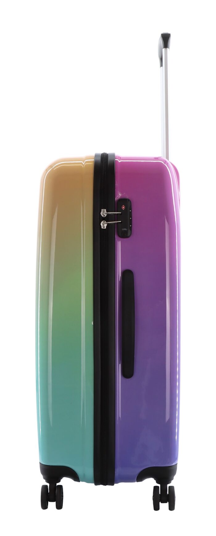 Duża walizka Saxoline Rainbow tęczowa