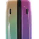 Duża walizka Saxoline Rainbow tęczowa