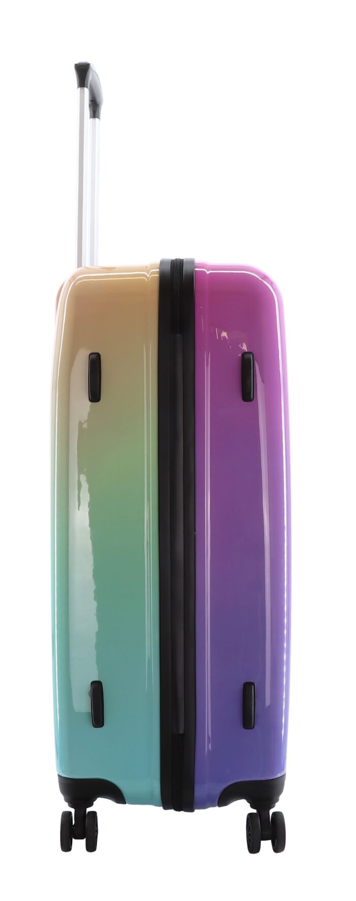 Duża walizka Saxoline Rainbow tęczowa