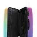 Duża walizka Saxoline Rainbow tęczowa